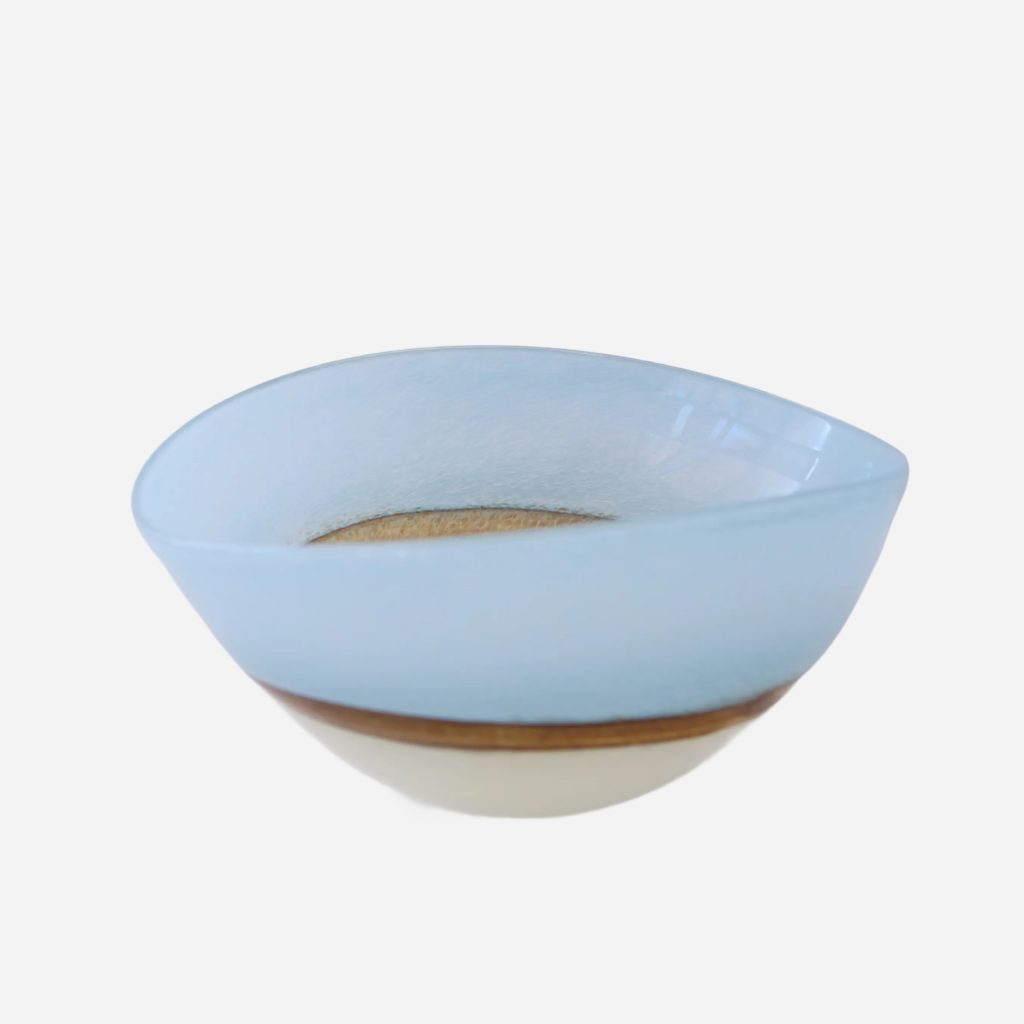 Decorative Glass Bowl, Blue