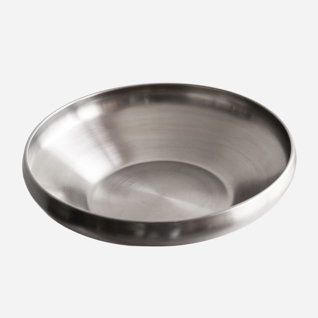 Vintage Stainless Steel Fruit Bowl