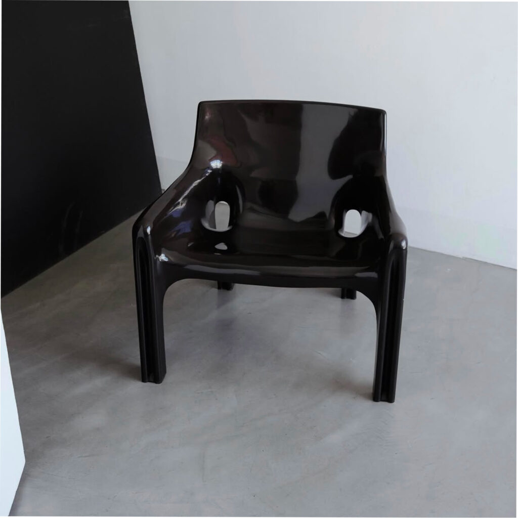 Artemide Vicario Dark Brown Chair