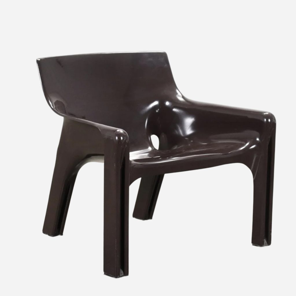 Artemide Vicario Dark Brown Chair