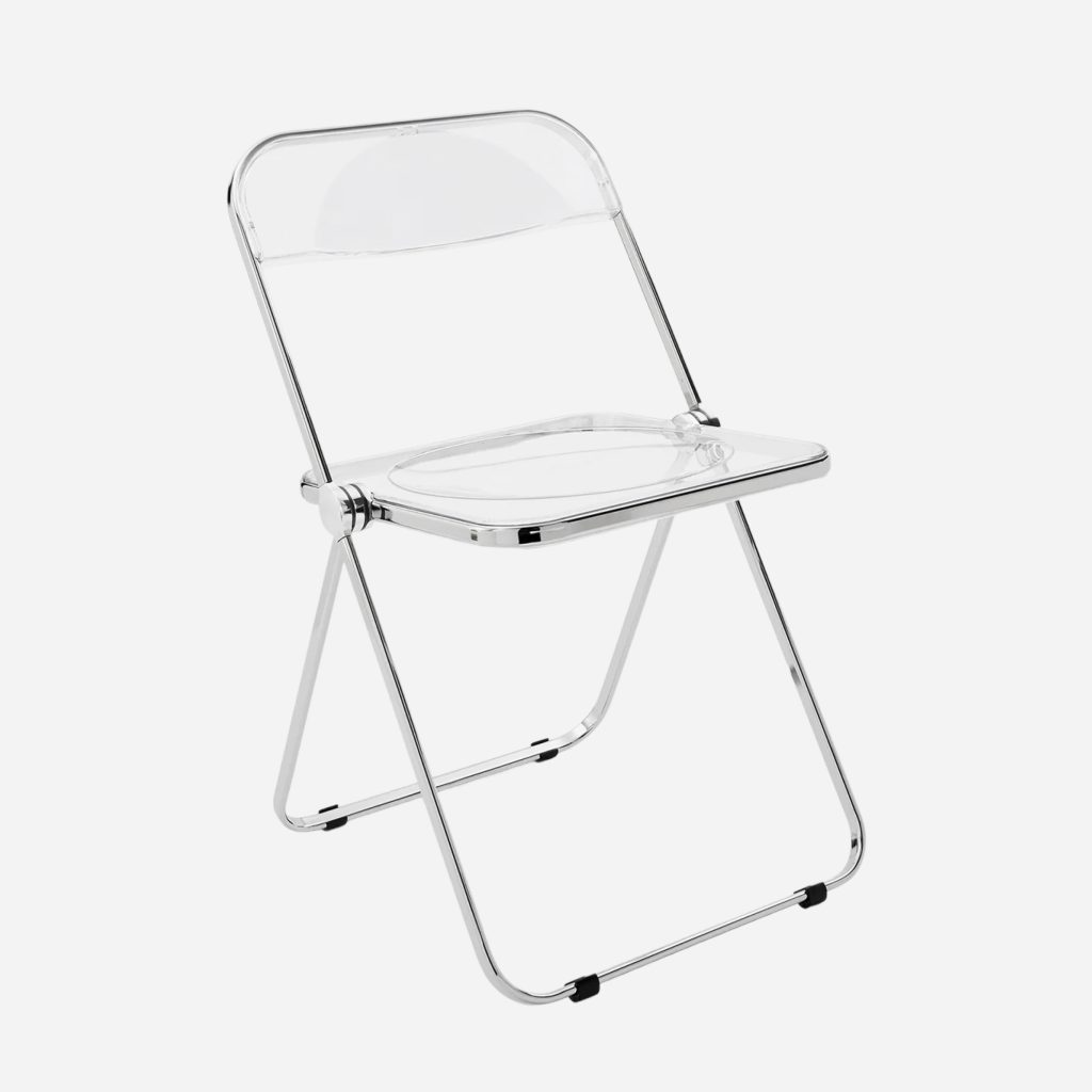 Castelli Plia Chair, Transparent