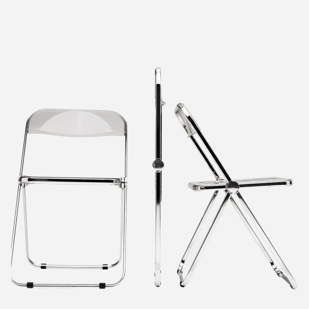 Castelli Plia Chair, Transparent