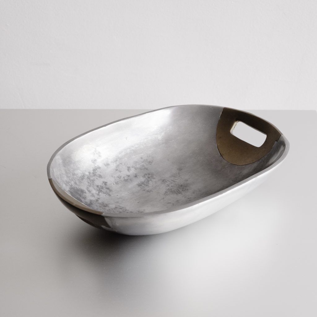 Oval Metal Bowl
