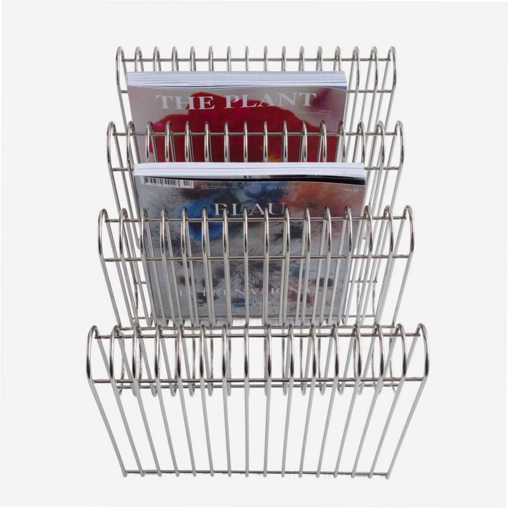 AYTM CURVA Magazine Holder Silver