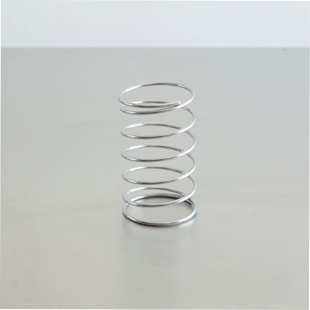Pen Holder, Spiral Metal