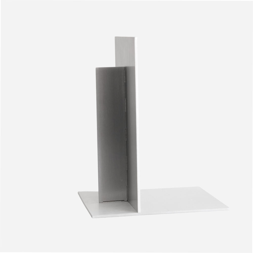 Set of 2 Aluminum Bookends
