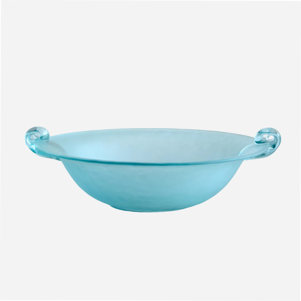 Vintage Light Blue Murano Bowl