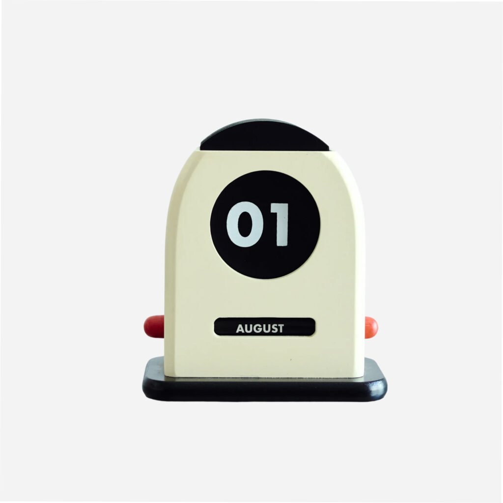 Vintage Minimalist Desk Calendar