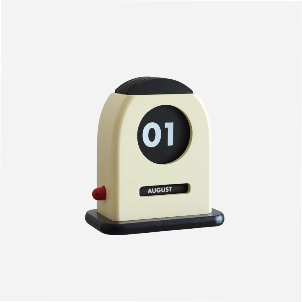 Vintage Minimalist Desk Calendar