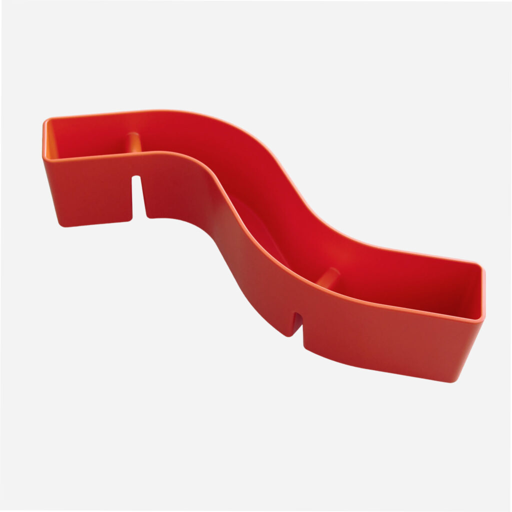 Vitra S-Tidy Desk Organizer, Red