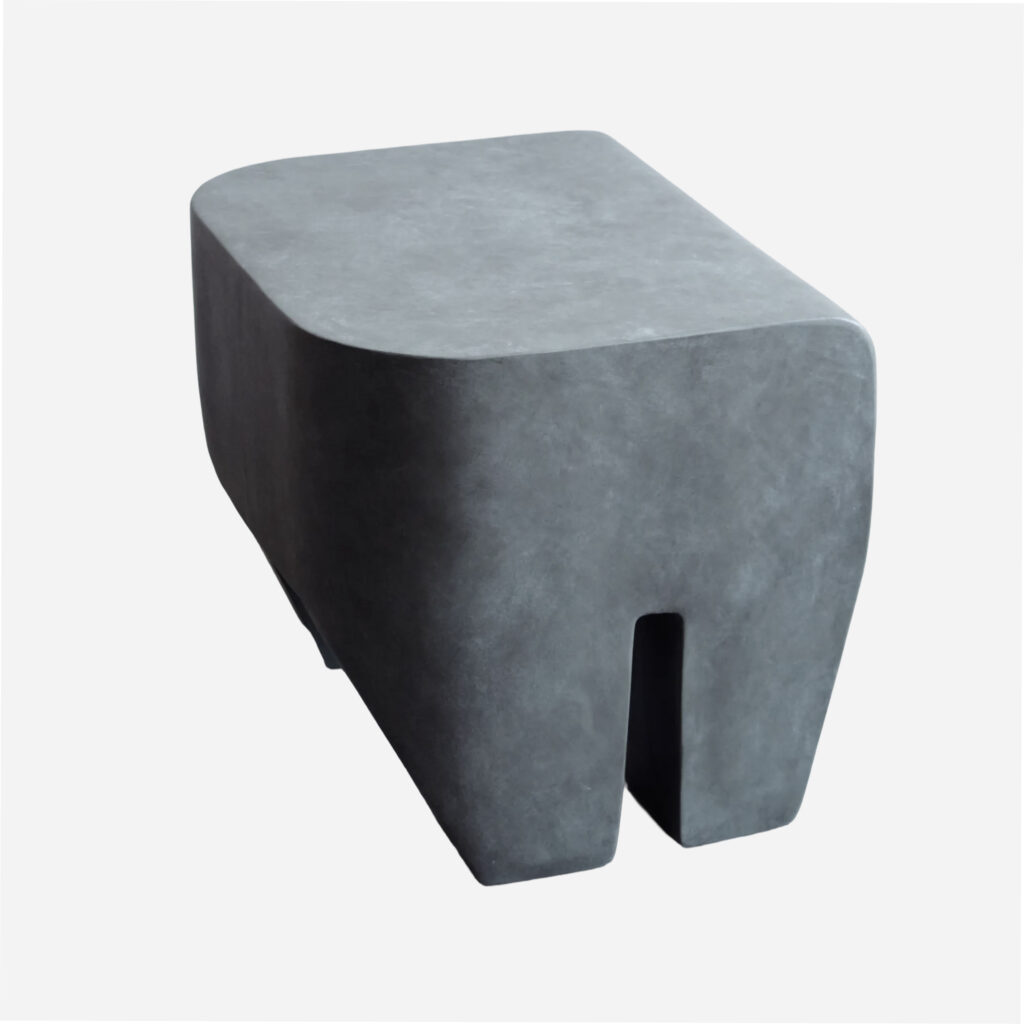 Sculpt Stool, Grey