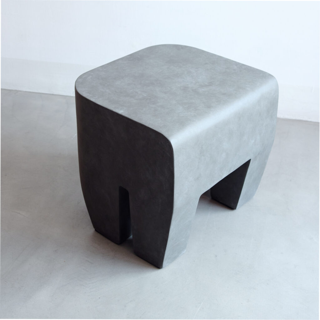 Sculpt Stool, Grey