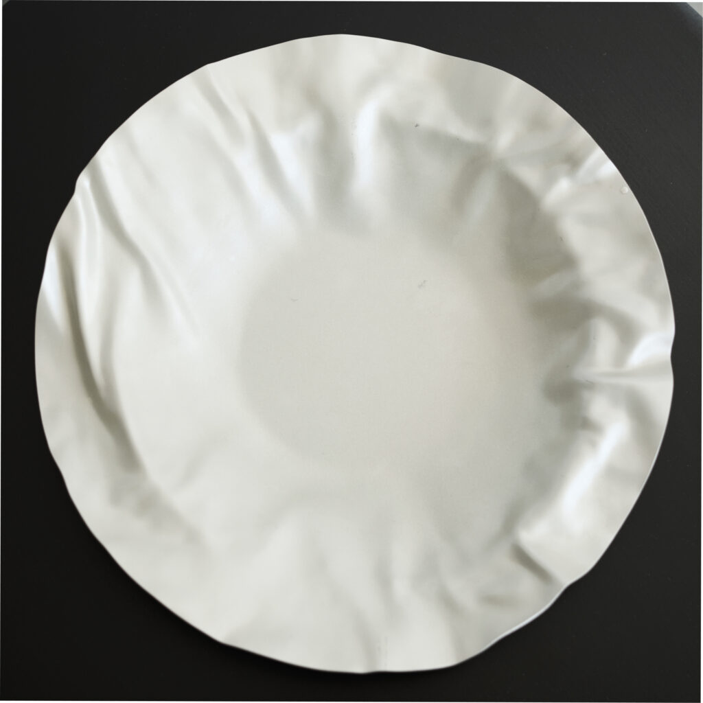 Alessi Crumpled Steel Plate