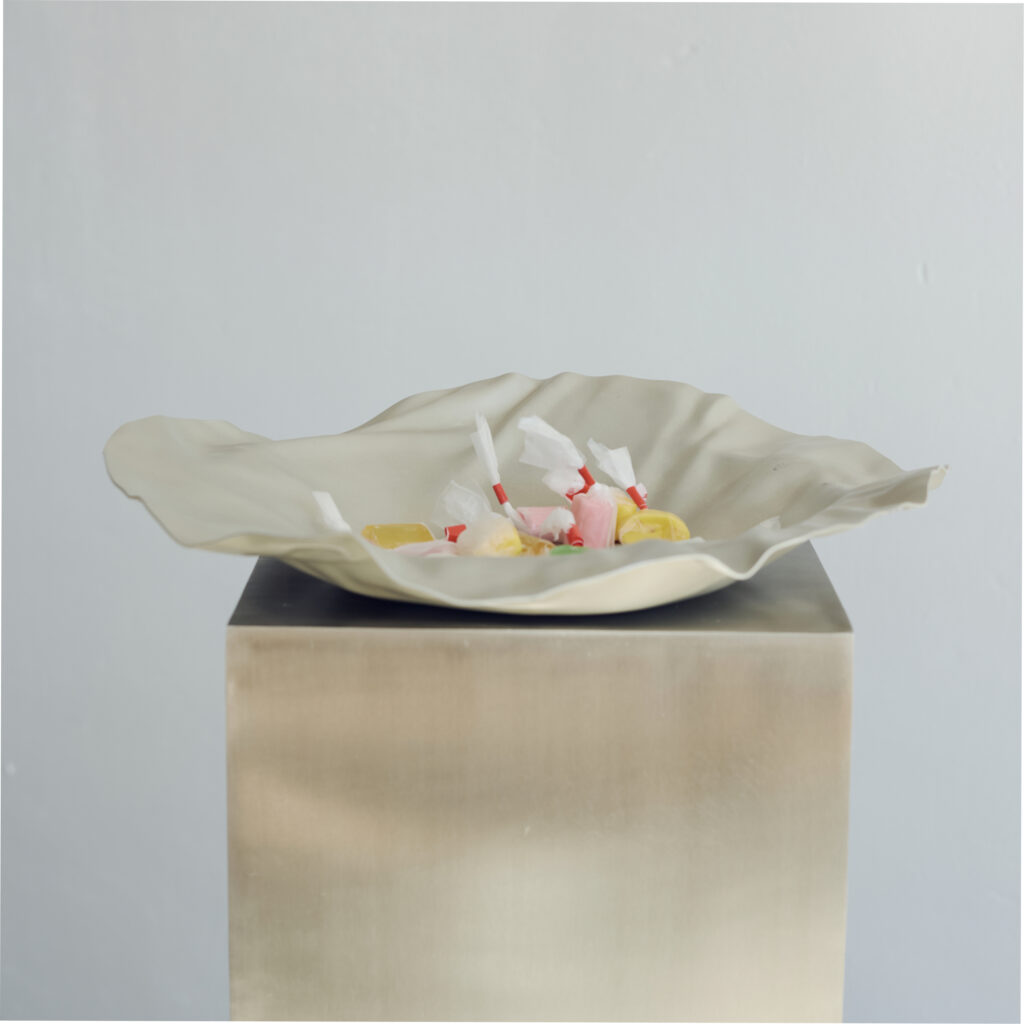 Alessi Crumpled Steel Plate