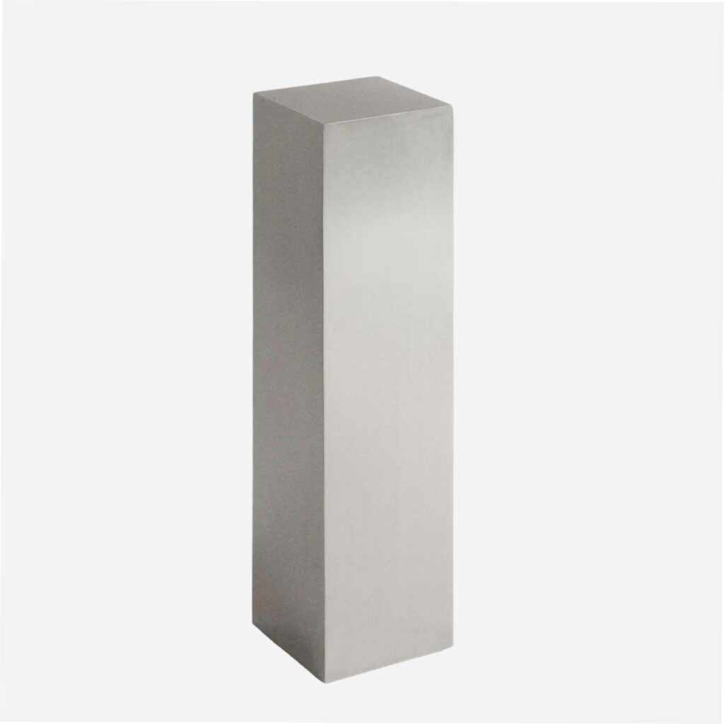 Brushed Stainless Steel Pedestal
