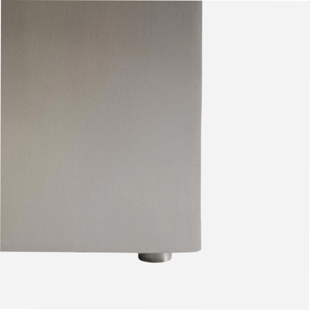 Brushed Stainless Steel Pedestal
