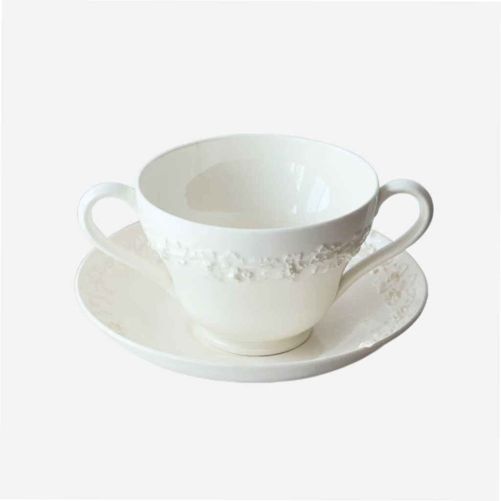 Cream Two-Handled Cup