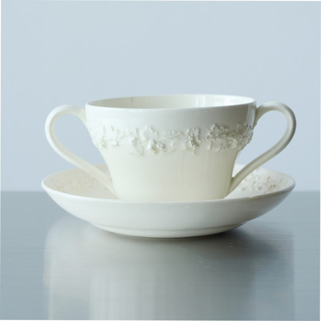 Cream Two-Handled Cup
