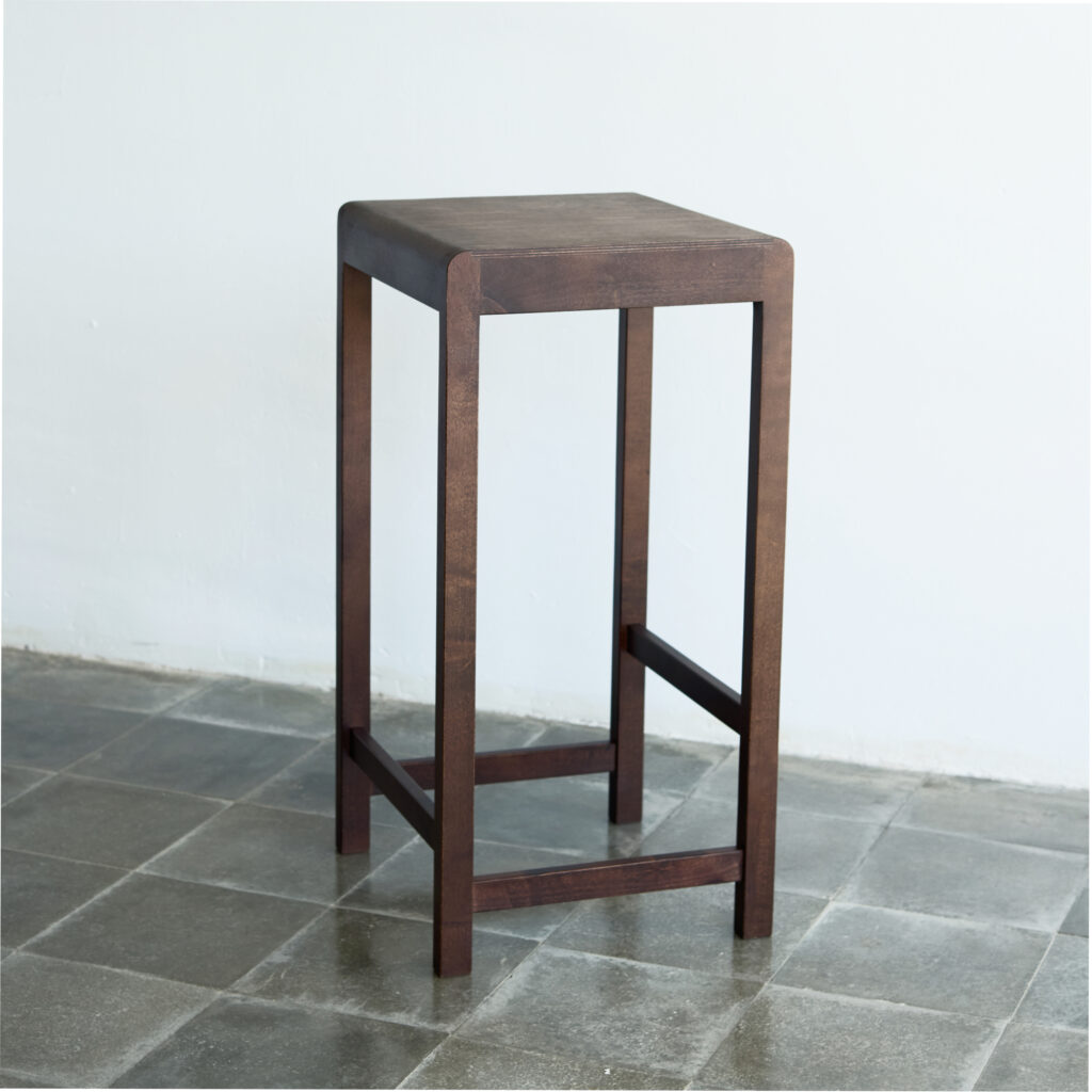 Frama 01 Tall  Stool, Dark Brown