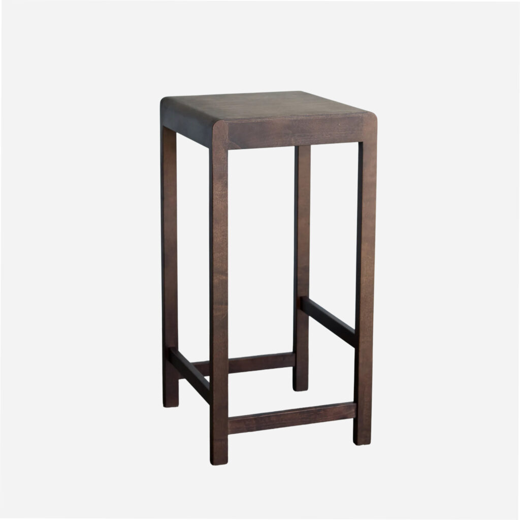Frama 01 Tall  Stool, Dark Brown