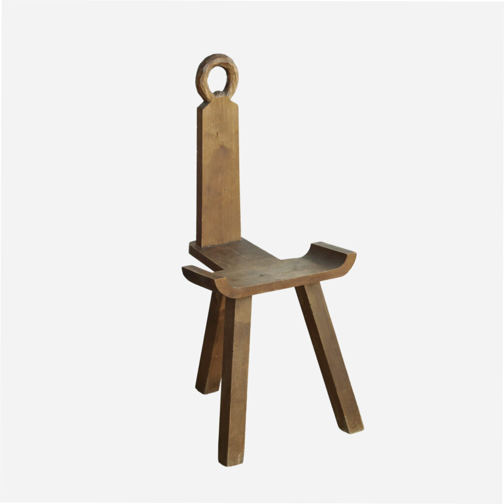 Silla escultorica Artesanal 60s