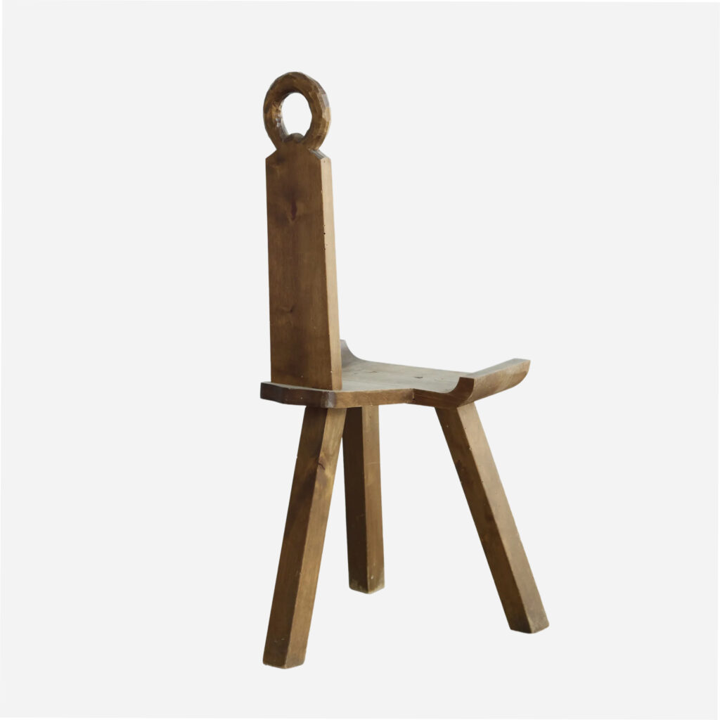 Silla escultorica Artesanal 60s