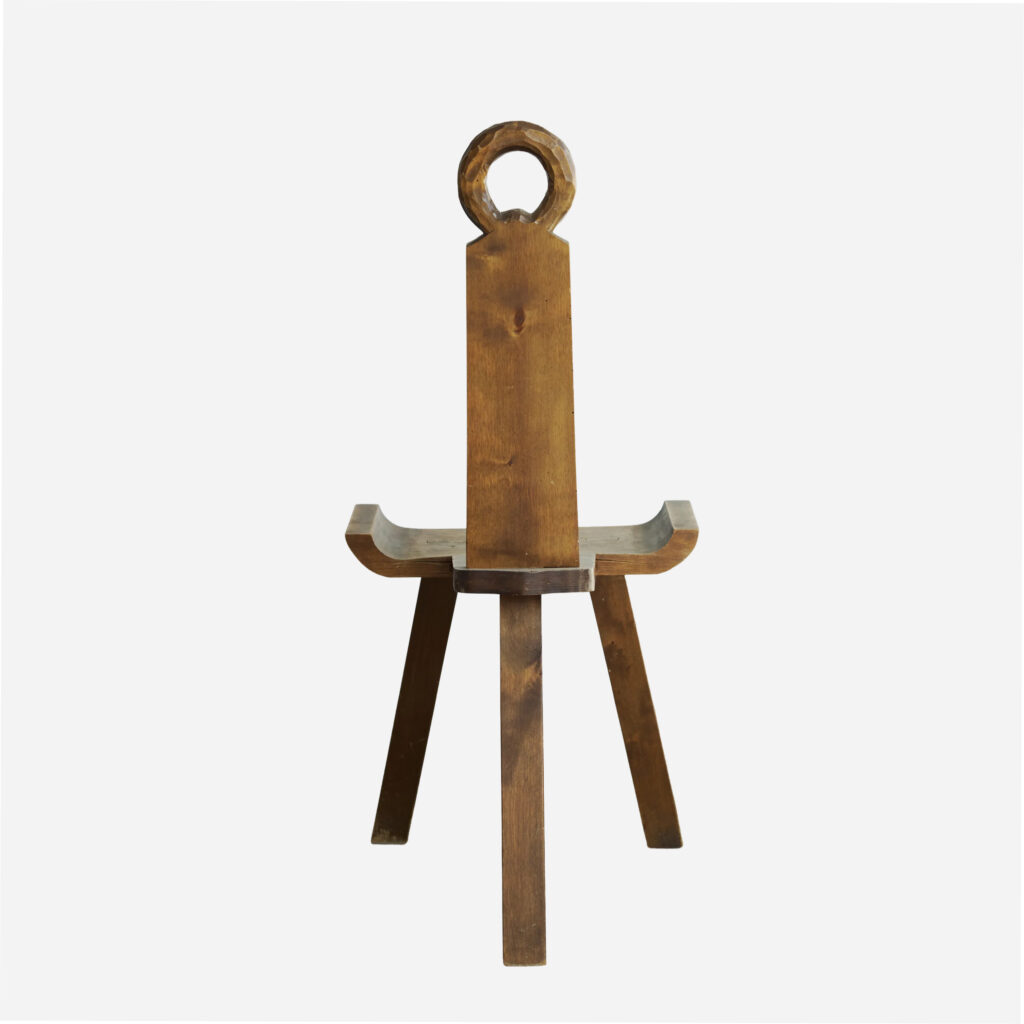 Silla escultorica Artesanal 60s