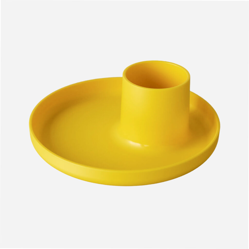 Vitra O-Tidy Desk Organizer, Yellow